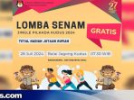 Gandeng PWI, KPU Kudus adakan Lomba Senam Jingle Pilkada Kudus 2024