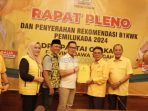 Pilkada Kudus 2024, Hartopo-Mawahib Resmi Kantongi Formulir B1 KWK dari Partai Golkar