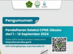 CPNS Kemenag 2024 Telah Dibuka: Berikut Formasi di IAIN Kudus CPNS Kemenag 2024 Telah Dibuka: Berikut Formasi di IAIN Kudus