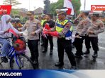 Seribu Bendera Ditebar, Polres Kudus Bangkitkan Semangat Nasionalisme