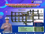 Konser NDX di Kudus, Satlantas Siapkan Skema Lalin dan Pengamanan Ketat
