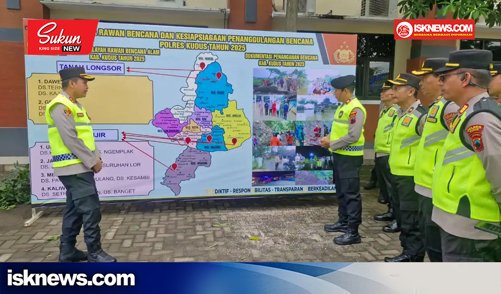 Jelang Puncak Musim Hujan, Polres Kudus Perkuat Respons Cepat Penanggulangan Bencana