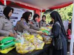 Polres Kudus Gelar Gerakan Pangan Murah, Warga Antusias Serbu Beras dan Minyak Goreng
