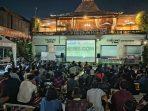 Full Hadiah dan Doorprize, Ratusan Warga Padati Nobar Final Piala Dunia di Mubarokfood