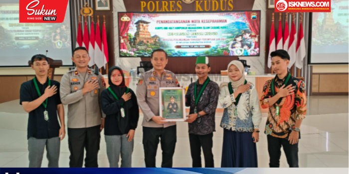 Perkuat Perlindungan Perempuan dan Anak, KOHATI HMI Kudus Gandeng Polres Lewat MoU