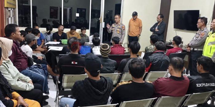 Belasan Remaja Diamankan Polisi Usai Aduan Dugaan Tawuran dan Balap Liar di Kudus